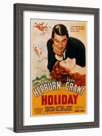 Holiday, Cary Grant, Katharine Hepburn, 1938--Framed Art Print