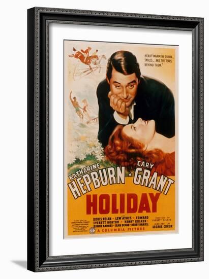 Holiday, Cary Grant, Katharine Hepburn, 1938-null-Framed Art Print