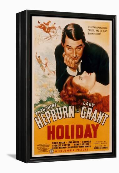 Holiday, Cary Grant, Katharine Hepburn, 1938-null-Framed Stretched Canvas