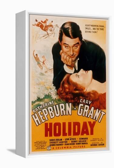 Holiday, Cary Grant, Katharine Hepburn, 1938-null-Framed Stretched Canvas