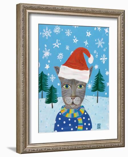 Holiday Cat-Nathaniel Mather-Framed Giclee Print