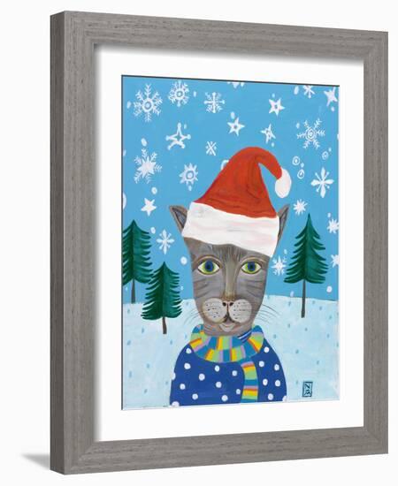 Holiday Cat-Nathaniel Mather-Framed Giclee Print