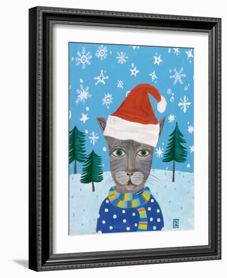 Holiday Cat-Nathaniel Mather-Framed Giclee Print