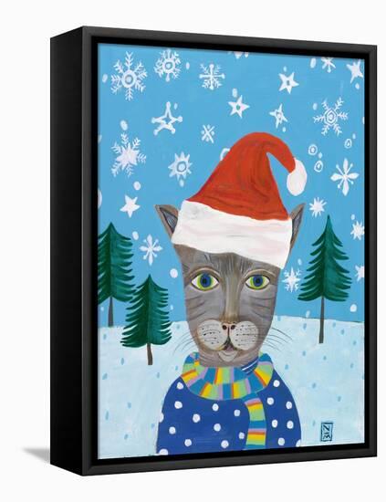 Holiday Cat-Nathaniel Mather-Framed Premier Image Canvas