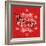 Holiday Charms I Red-Veronique Charron-Framed Art Print