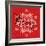 Holiday Charms I Red-Veronique Charron-Framed Art Print