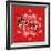 Holiday Charms I Red-Veronique Charron-Framed Art Print