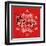 Holiday Charms I Red-Veronique Charron-Framed Art Print