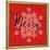 Holiday Charms I Red-Veronique Charron-Framed Stretched Canvas