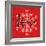 Holiday Charms II Red-Veronique Charron-Framed Art Print