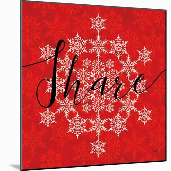 Holiday Charms II Red-Veronique Charron-Mounted Art Print