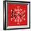 Holiday Charms II Red-Veronique Charron-Framed Art Print