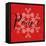 Holiday Charms III Red-Veronique Charron-Framed Stretched Canvas