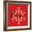 Holiday Charms III Red-Veronique Charron-Framed Art Print