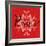 Holiday Charms III Red-Veronique Charron-Framed Art Print