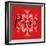 Holiday Charms III Red-Veronique Charron-Framed Art Print