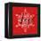 Holiday Charms IV Red-Veronique Charron-Framed Stretched Canvas