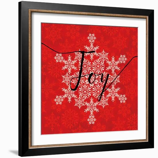 Holiday Charms IV Red-Veronique Charron-Framed Art Print