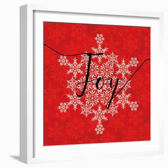 Holiday Charms IV Red-Veronique Charron-Framed Art Print