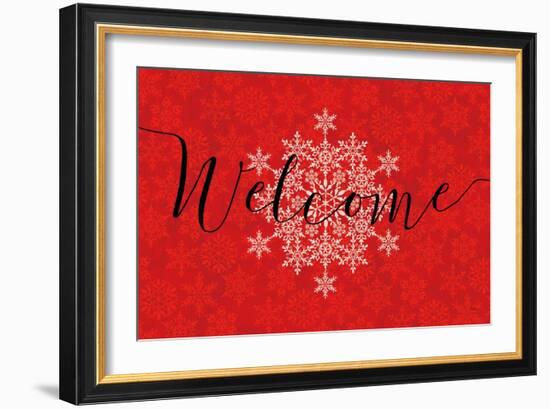 Holiday Charms VI Red-Veronique Charron-Framed Art Print