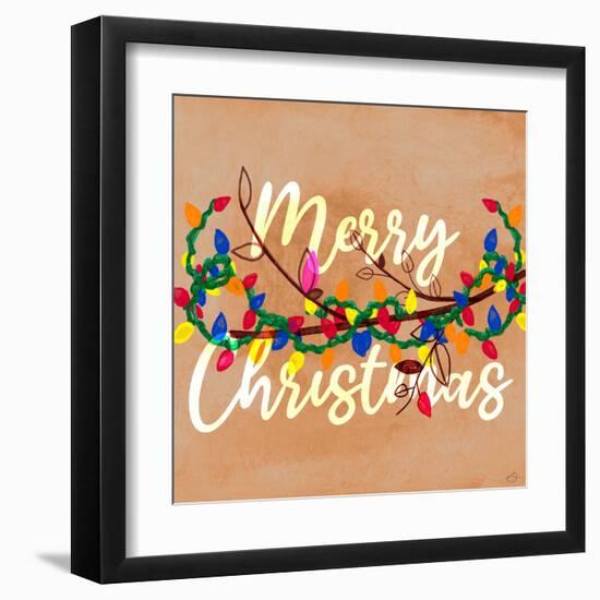 Holiday Cheer - Christmas Lights-Stella Chang-Framed Art Print