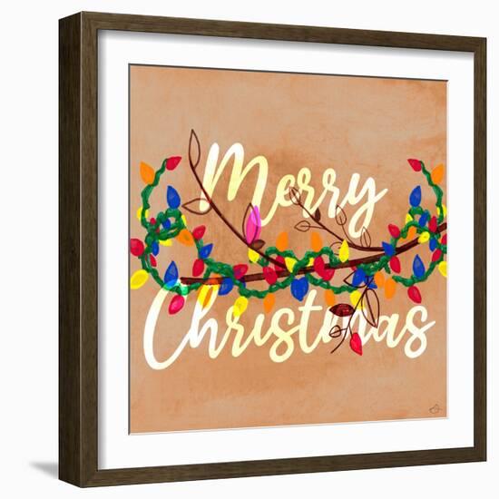 Holiday Cheer - Christmas Lights-Stella Chang-Framed Art Print