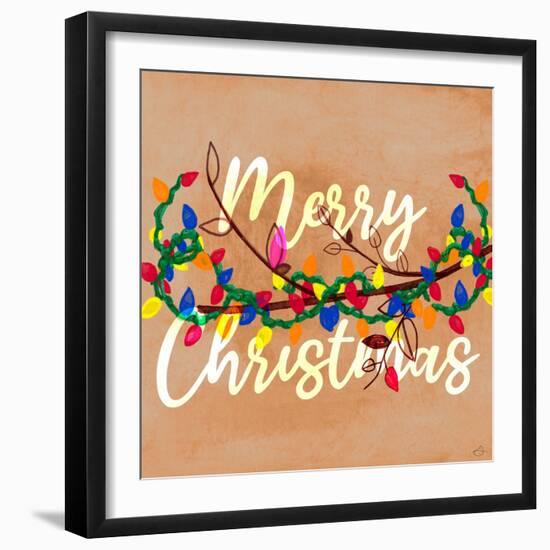 Holiday Cheer - Christmas Lights-Stella Chang-Framed Art Print