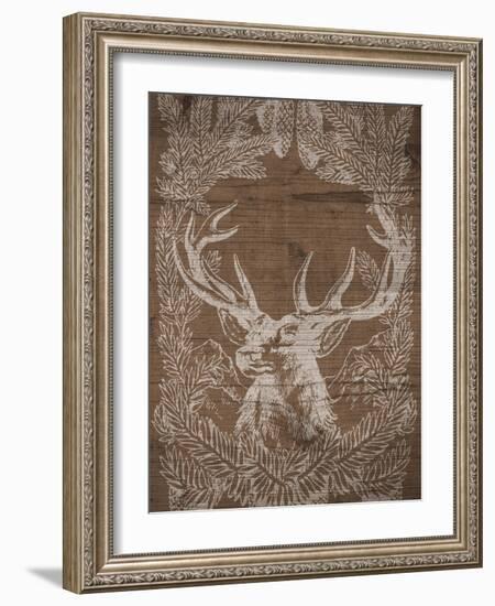 Holiday Deer-SD Graphics Studio-Framed Art Print