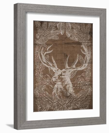 Holiday Deer-SD Graphics Studio-Framed Art Print