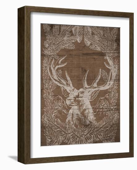 Holiday Deer-SD Graphics Studio-Framed Art Print