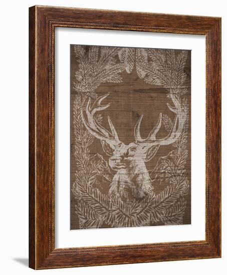 Holiday Deer-SD Graphics Studio-Framed Art Print