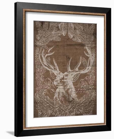 Holiday Deer-SD Graphics Studio-Framed Art Print