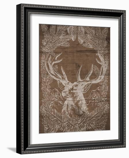 Holiday Deer-SD Graphics Studio-Framed Art Print