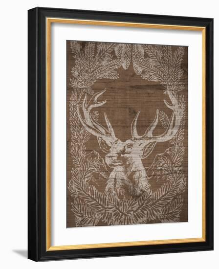 Holiday Deer-SD Graphics Studio-Framed Art Print