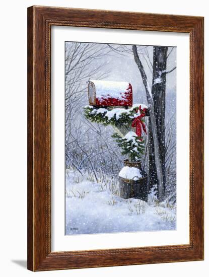 Holiday Delivery-John Morrow-Framed Giclee Print