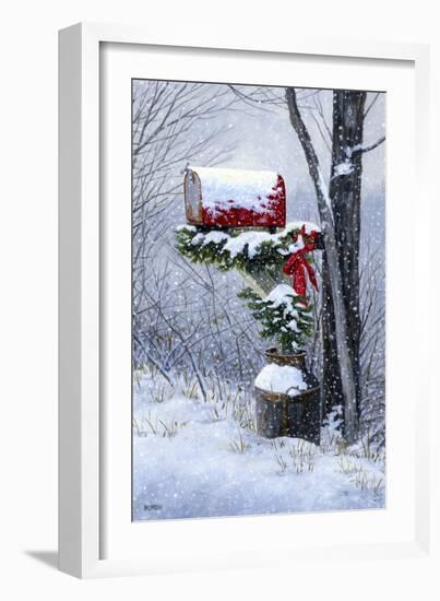 Holiday Delivery-John Morrow-Framed Giclee Print