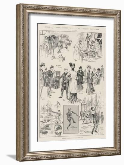 Holiday Entertainments at the London Theatres-Ralph Cleaver-Framed Giclee Print