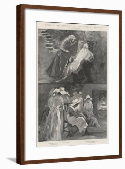 Holiday Entertainments at the London Theatres-Henry Charles Seppings Wright-Framed Giclee Print