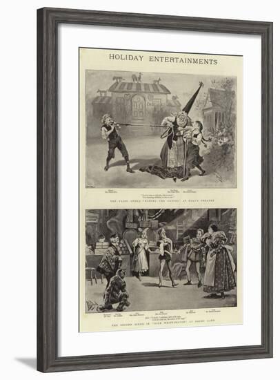 Holiday Entertainments-null-Framed Giclee Print