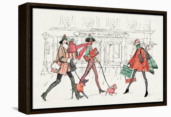 Holiday Fashionistas I-Anne Tavoletti-Framed Stretched Canvas