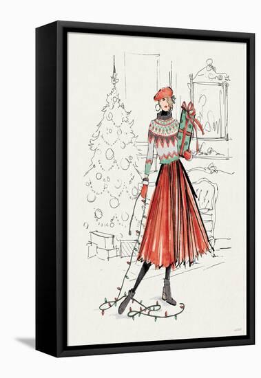 Holiday Fashionistas II-Anne Tavoletti-Framed Stretched Canvas