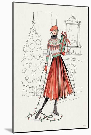 Holiday Fashionistas II-Anne Tavoletti-Mounted Art Print