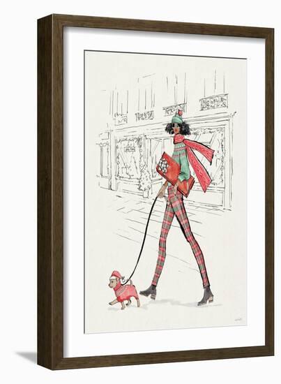 Holiday Fashionistas III-Anne Tavoletti-Framed Art Print