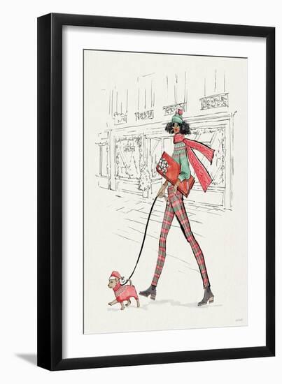 Holiday Fashionistas III-Anne Tavoletti-Framed Art Print