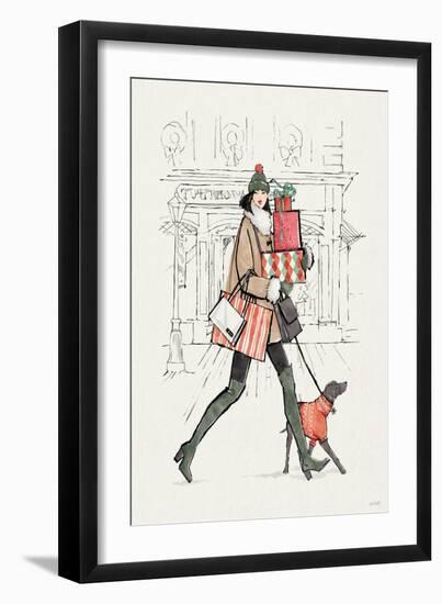 Holiday Fashionistas IV-Anne Tavoletti-Framed Art Print
