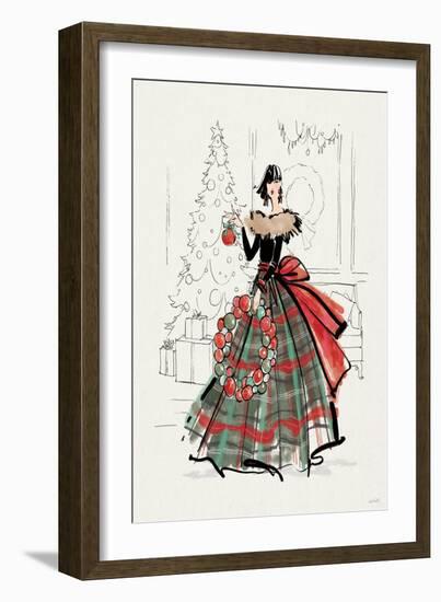 Holiday Fashionistas V-Anne Tavoletti-Framed Art Print