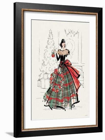 Holiday Fashionistas V-Anne Tavoletti-Framed Art Print