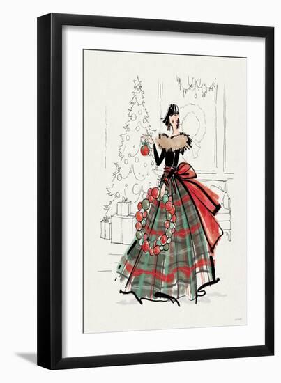 Holiday Fashionistas V-Anne Tavoletti-Framed Art Print