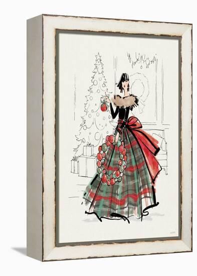 Holiday Fashionistas V-Anne Tavoletti-Framed Stretched Canvas