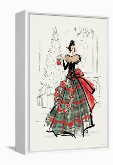 Holiday Fashionistas V-Anne Tavoletti-Framed Stretched Canvas